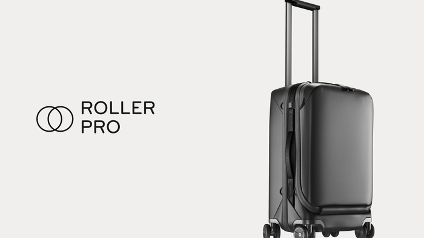 Roller Pro Carry-On Luggage - Black